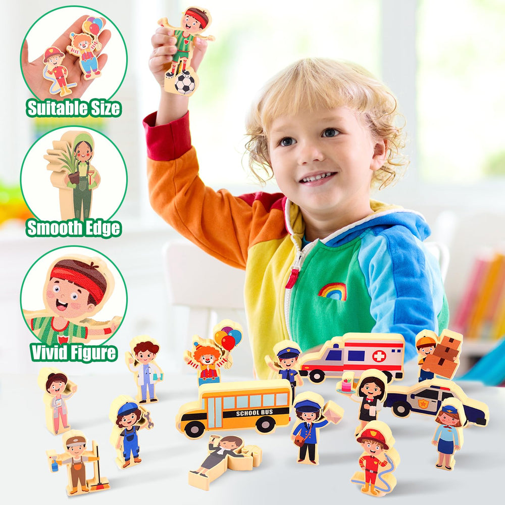 HIYZI durable wood material ensures long-lasting pretend play adventures.