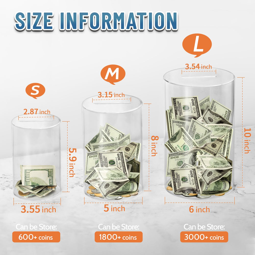 Hizgo unopenable design with coin slot encourages deliberate saving.