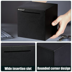 Hizgo metal saving box with elegant finish suitable as a modern gift