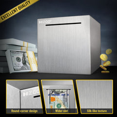 Hizgo piggy bank with smooth textured finish adds premium look