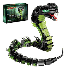 HJPLPXH mechanical cobra joints in motion for engaging STEM play