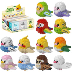 HJPLPXH Parrots Mini Block Sets family fun for home and classroom