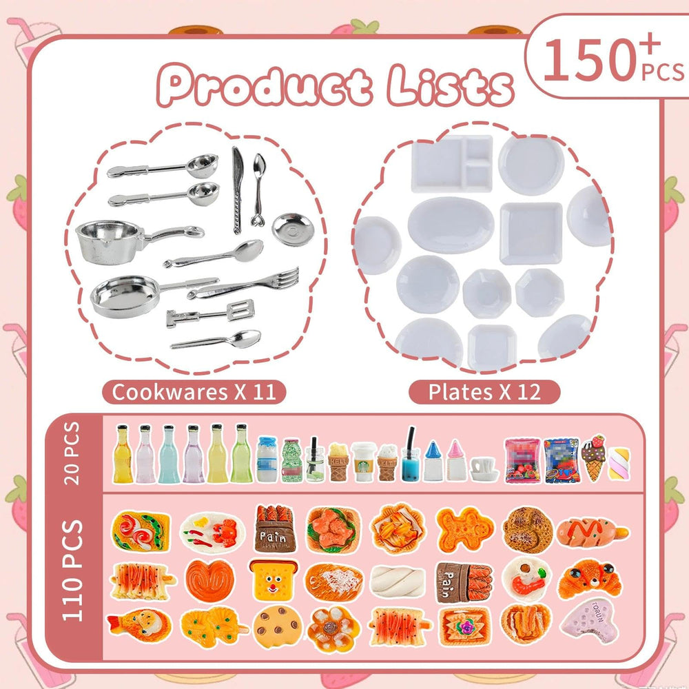 HKLMRO miniature soda can set for dollhouses, adds realistic kitchen detail