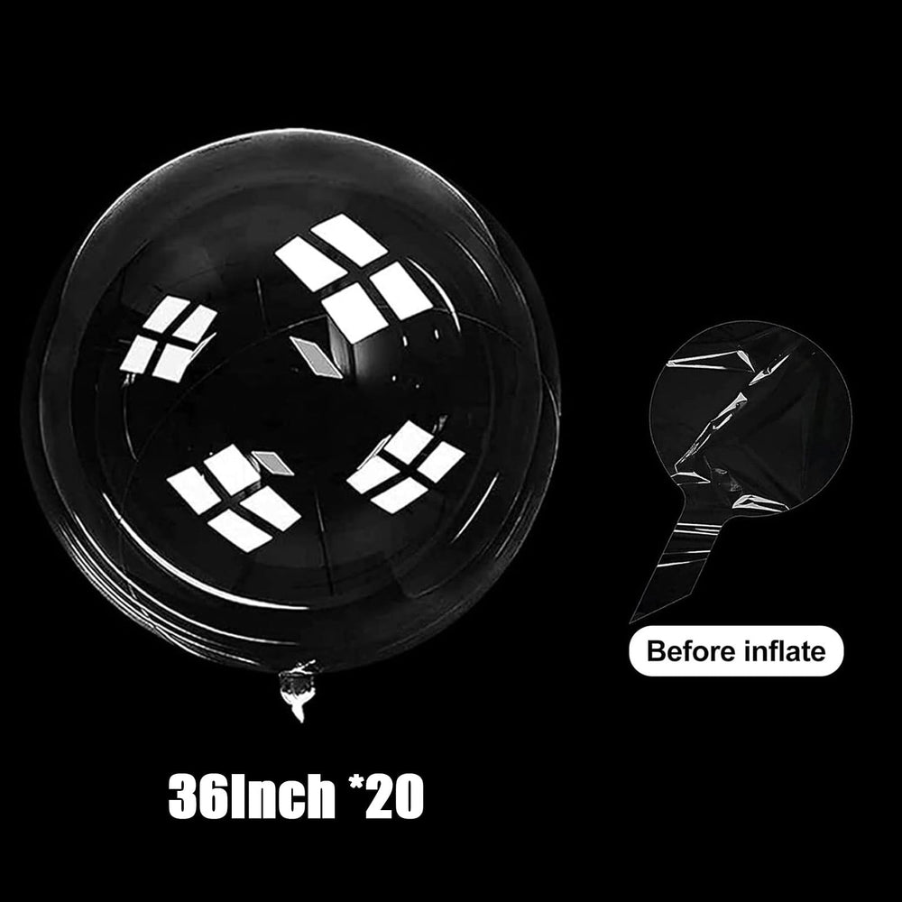 HKYOOD Bobo balloons showcase transparent design for versatile décor ideas