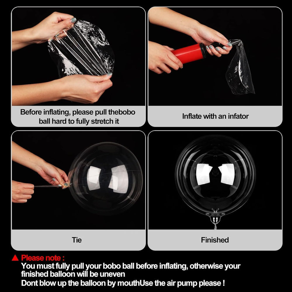 HKYOOD TPU material balloon close-up showing durability