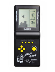 HLF brick console front view shows a bright 3.5-inch screen for clear play