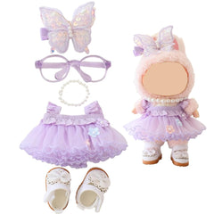 HLIAZJM butterfly tulle skirt for 15cm dolls boosts playful looks for photo shoots