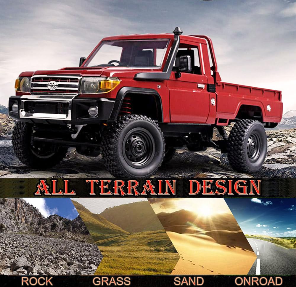 HLSFWDRIVE MN82 RC Rock Crawler interior shows detailed cockpit for realism