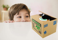 HmiL-U Stealing Coin Panda Box voice demo shows cheerful English prompts