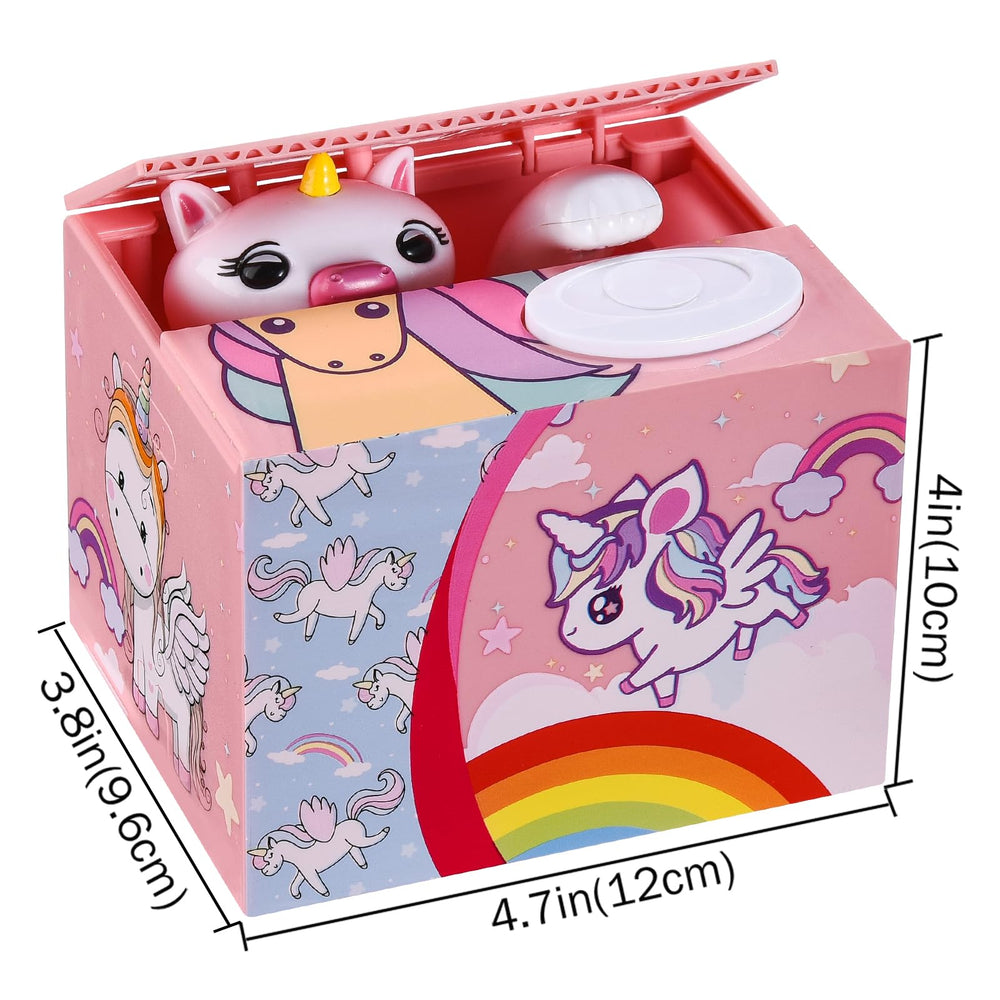 HmiL-U Unicorn Money Bank is made from eco-friendly materials for safe play