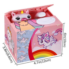 HmiL-U Unicorn Money Bank is made from eco-friendly materials for safe play