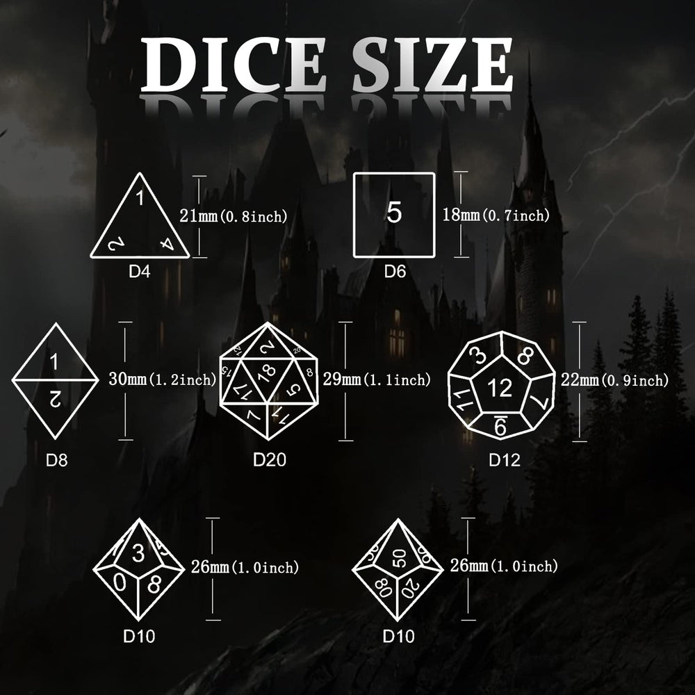 HNCCESG dice on table produce a satisfying crisp jingle.