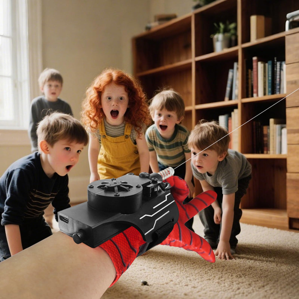 HNCSFW Spider Silk Launcher compact design for portable play anywhere.