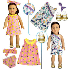 HOAKWA doll shoes pair completes outfits for full dress-up looks.