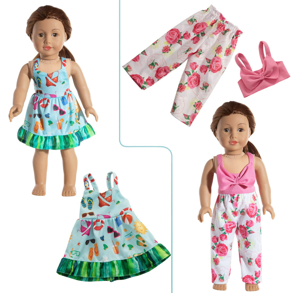 HOAKWA handmade sewing ensures durable, comfortable wear for your 18-inch doll.