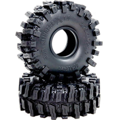 Hobbysoul 1.0 tire mounted on beadlock wheel for stable traction