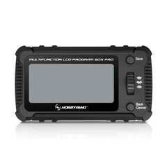Hobbywing Multifunction LCD Program Box Pro front view with 2.8-inch display for ESC setup