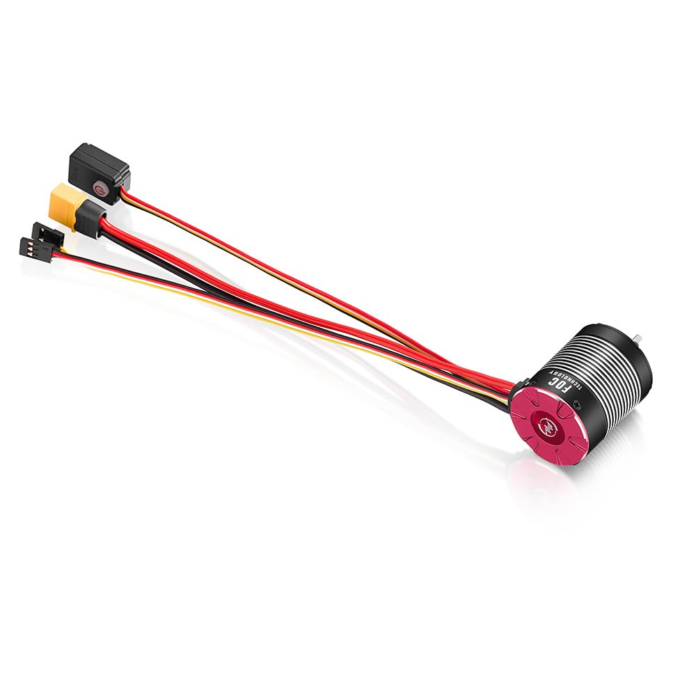 Hobbywing Fusion Pro 2300KV Elite wiring close-up for clean installation