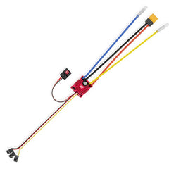 Hobbywing QUICRUN WP 1080 G2 ESC top view showing compact size and mounting options.