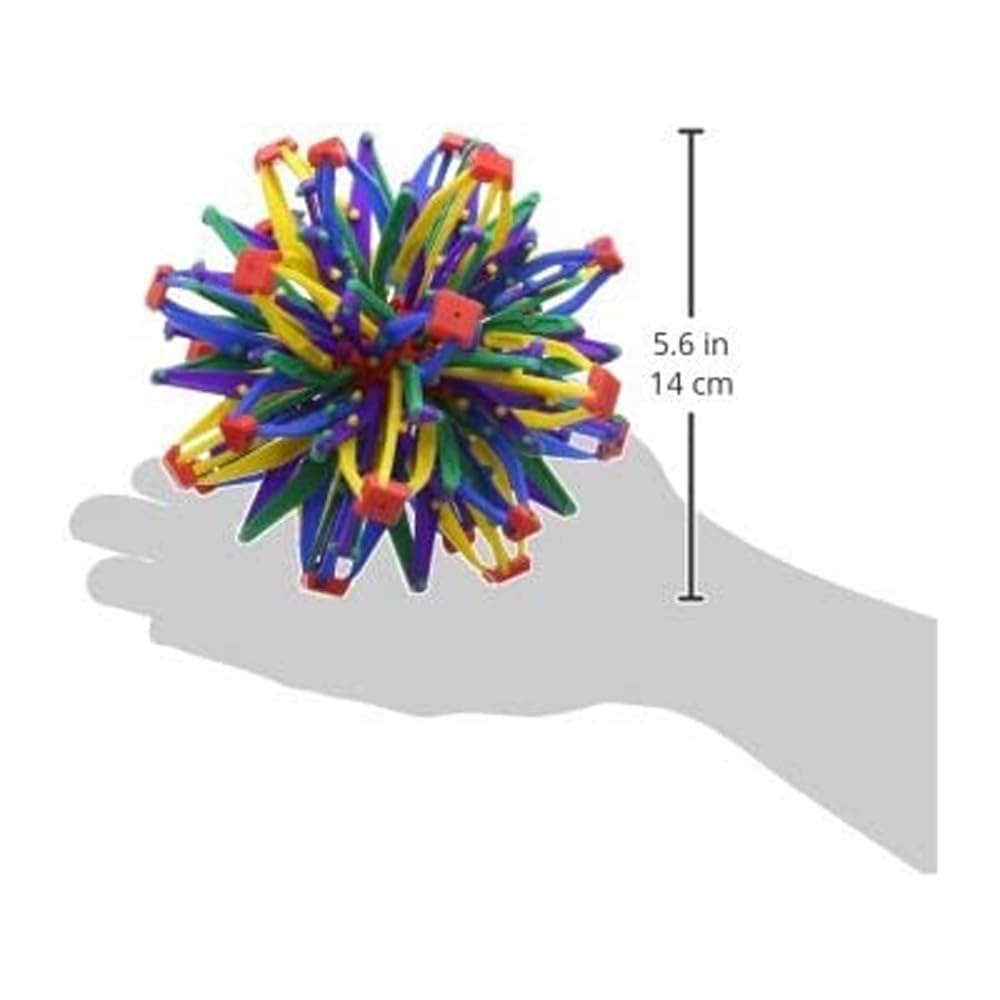 Hoberman Mini Sphere desk ornament adds kinetic art to space