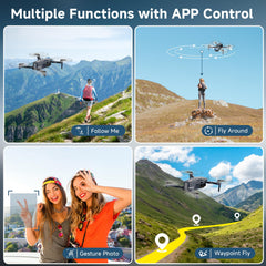 Hocany drone using Follow Me and Circle Fly for dynamic action shots