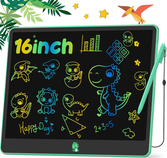 Hockvill LCD Writing Tablet 16-inch doodle surface for kids' creative drawing