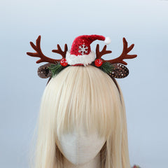 HODIHIWI Christmas cosplay ensemble complements festive outfits and photos.