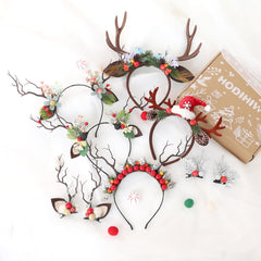 HODIHIWI gift-ready packaging for the antler headband set.
