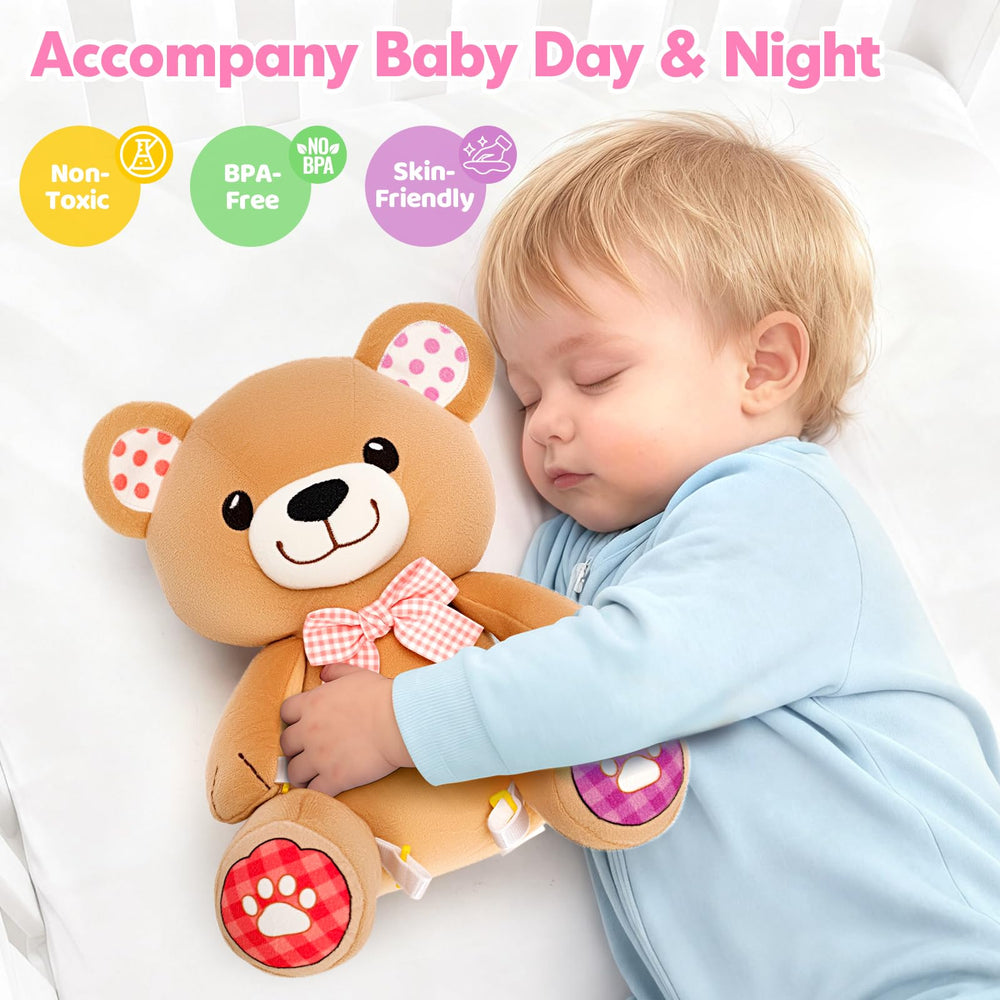 Hodurgyi bear-detachable-drum is portable and easy to clean for outings.