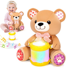 Hodurgyi bear-musical-plush-lights boosts sensory exploration during play.