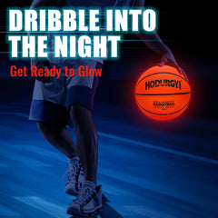 Hodurgyi glow basketball with pump included for quick setup before games