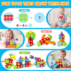 Hodurgyi magnetic foam blocks bath time fun for engaging water play