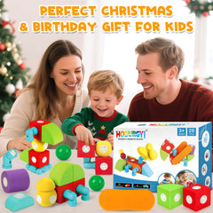 Hodurgyi safety-designed blocks with rounded edges for safe, gentle play