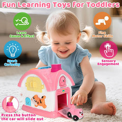 Hodurgyi learning house with alphabet buttons supports early literacy through interactive play.