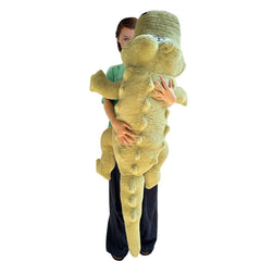 Hofun4U alligator plush 67-inch green, soft hug-ready decor centerpiece.