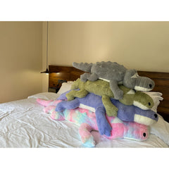 Hofun4U Alligator plush pillow 38 inch green, playful yet stylish home accent