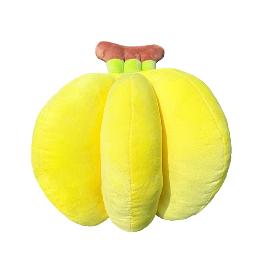 Hofun4U banana plush pillow travel buddy on a trip for comfort