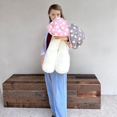 Hofun4U mushroom plush pillow on sofa decor for living spaces