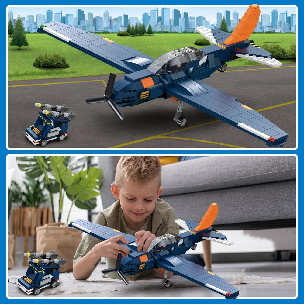 HOGOKIDS 3-in-1 helicopter gunship design ideal for rescue missions