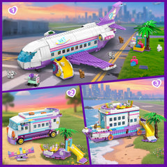 HOGOKIDS airplane scene features security checkpoint and luggage for immersive role-play.