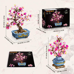 HOGOKIDS Cherry-Blossom Bonsai base tray keeps the display stable