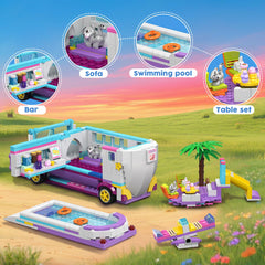 HOGOKIDS colorful stickers and details bring scenes to life with bright patterns.