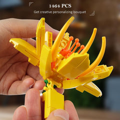 HOGOKIDS Flower Bouquet Detailed Build Manual—ideal for adults and kids DIY projects.