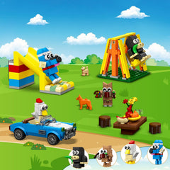 HOGOKIDS pets dog gorilla chicken owl spur imaginative play