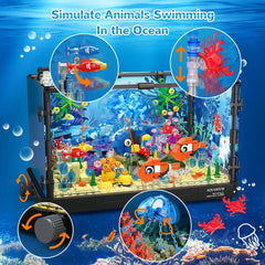 HOGOKIDS removable ocean background board enhances customization and display.