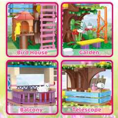 HOGOKIDS Tree House features forest animals for playful companionship