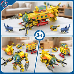 HOGOKIDS deep-sea exploration scene helps visualize underwater voyages.