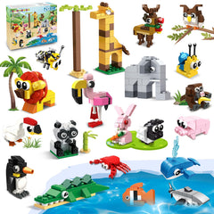 HOGOKIDS lion blocks show bright colors for creative play and color recognition