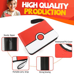 HOHOM 3-ring zipper binder secures your collection and adapts to expanding sets.