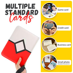 HOHOM binder transparent sleeves protect cards from scratches while handling.